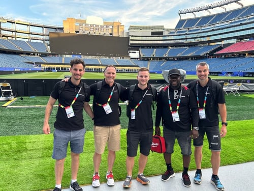 Team Axess at Gillete Stadium