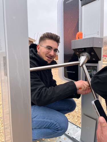 Installation à Mzaar d'un AX500 Smart Gate NG avec module Turnstile