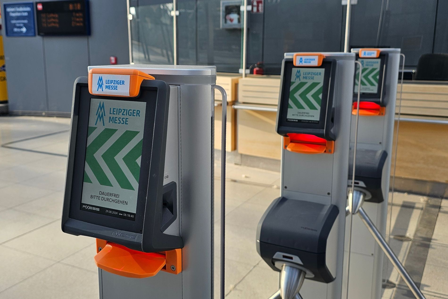 Efficient access at Leipziger Messe with Axess