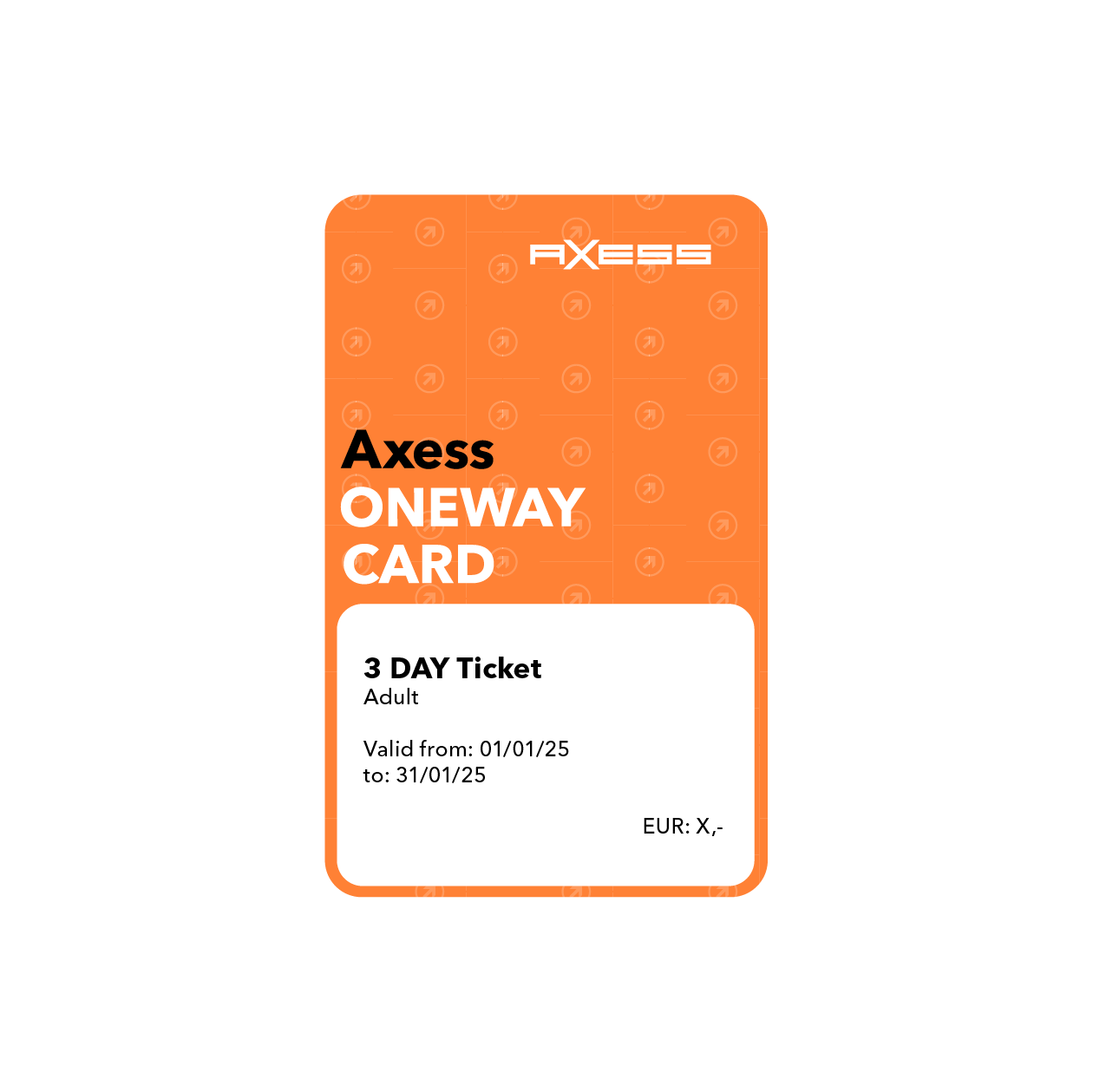 Axess ONEWAY CARD