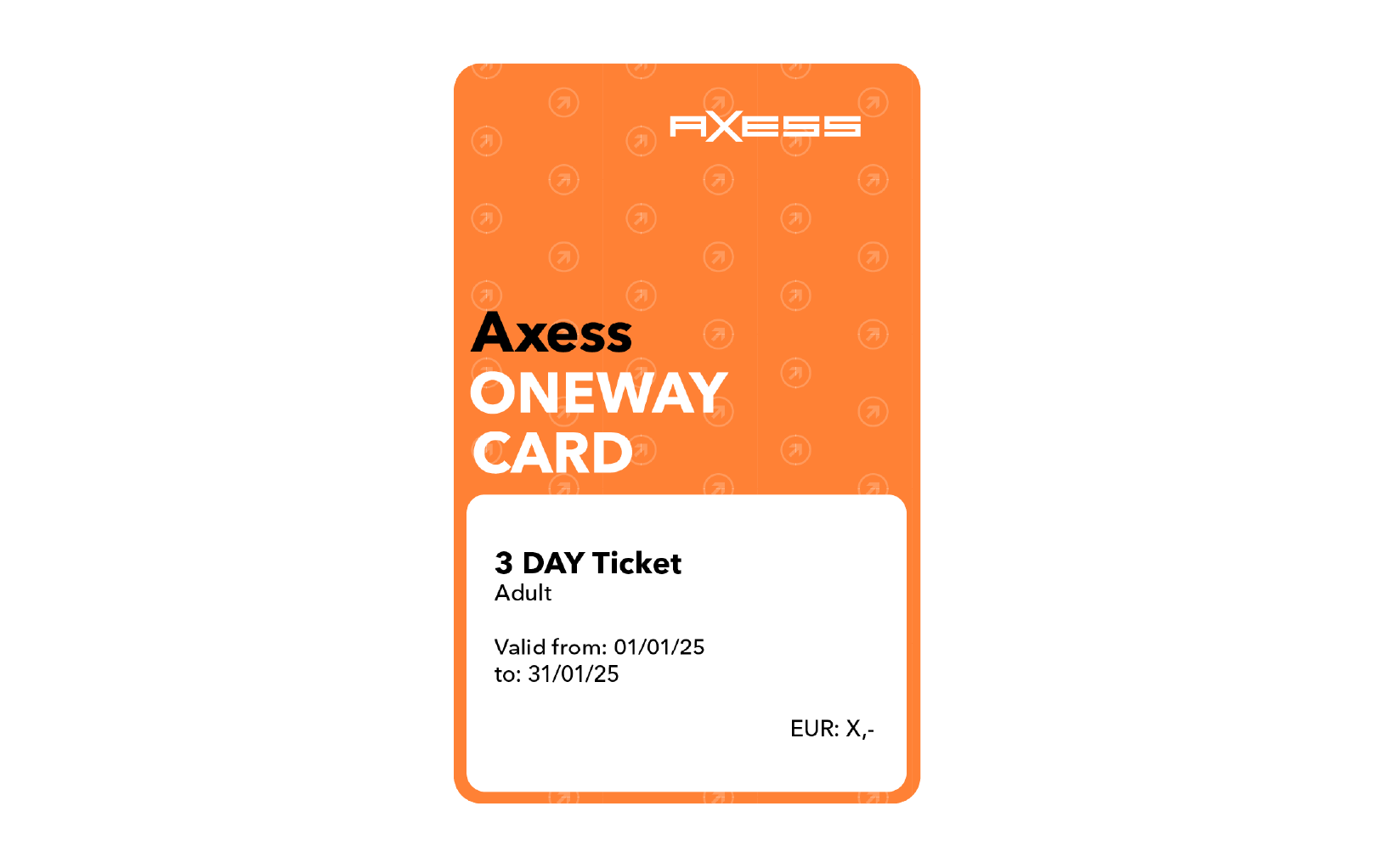 Axess ONEWAY CARD